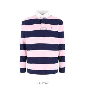 26SS 폴로 랄프로렌 아이코닉 럭비 셔츠 710 717116 501 Pink