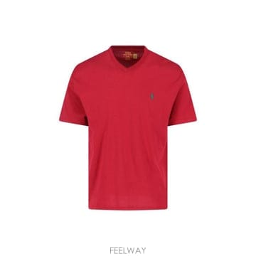 26SS 폴로 랄프로렌 반팔 티셔츠 710 671452 522 Red