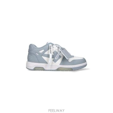 오프화이트 아웃 오브 오피스 레더 로우탑 스니커즈