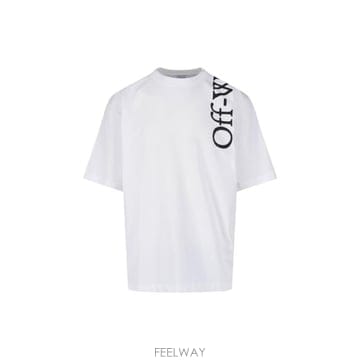 26FW 오프화이트 반팔 티셔츠 44MAA120F26J010100 WHITE