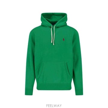 26FW 폴로 랄프로렌 포니로고 자수 후드 티셔츠 710 766778 504 Green