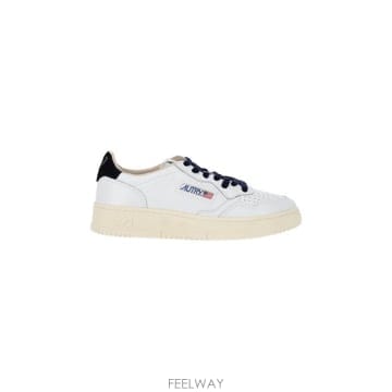 26FW 오트리 메달리스트 로우 레더 스니커즈 AULW VZ02 White