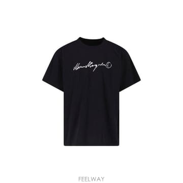 26FW MM6 메종마르지엘라 반팔 티셔츠 SH0GC0077 M20258 900 Black