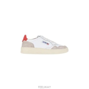 26FW 오트리 메달리스트 로우 스니커즈 AULM LS19 White