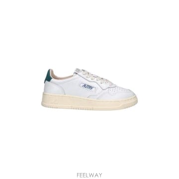 26FW 오트리 메달리스트 로우 레더 스니커즈 AULW BJ02 White