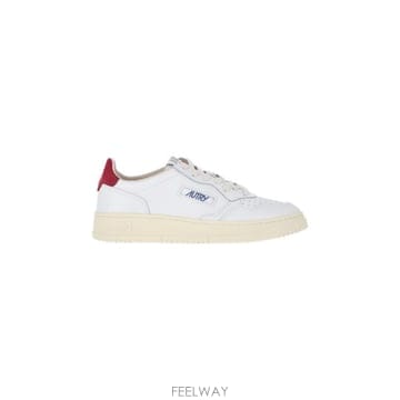 26FW 오트리 메달리스트 로우 스니커즈 AULM BJ01 White