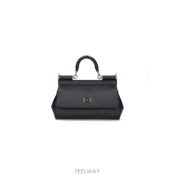 26FW 돌체앤가바나 SICILY 시실리 스몰 핸드백 BB7116 B1001 80999 Black