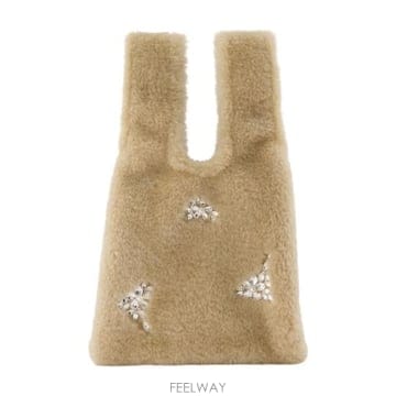 Simone Rocha 26FW �ø�λ� ��Ʈ�� BAG228B 0834 BLONDE PEARL CLEAR beige26FW �ø�λ� ��Ʈ�� BAG228B 0834 BLONDE PEARL CLEAR b