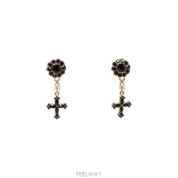 Dolce&Gabbana 26FW ��ü�ذ��ٳ� �̾ WEQ4S2 W1111N0011 BLACK GOLD26FW ��ü�ذ��ٳ� �̾ WEQ4S2 W1111N0011 BLACK GOLD