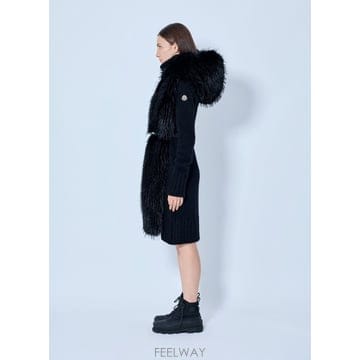 26 F/W 몽클레어 텍스처 울블렌드 코트 L2093 3G00029  B0112267391