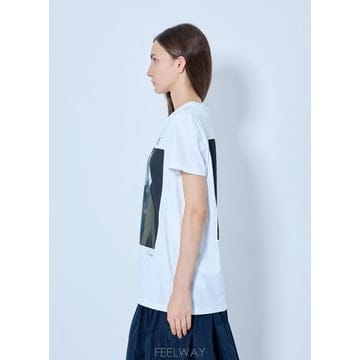 26 F/W 막스마라 그래픽 프린트 코튼 티셔츠 26219460716 B0112267395