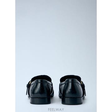 26 F/W 미우미우 레더 로퍼 WITH 버클 디테일 5D740E 5 B0112267420