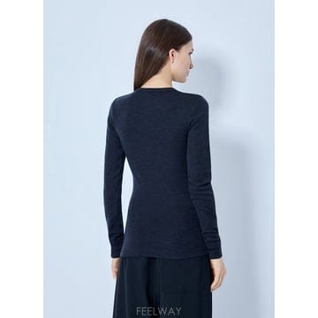 26 F/W 로헤 파인 메리노 롱 슬리브 탑 420-20-423 01 B0112267436