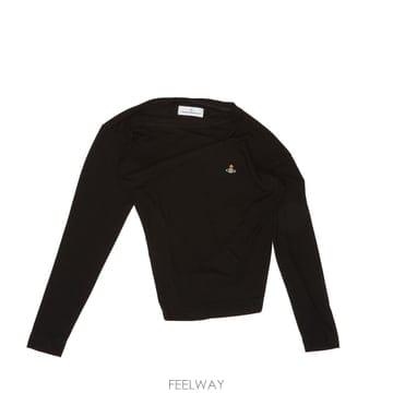 비비안웨스트우드 블랙 스트레치 탑