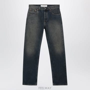 26 F/W 골든구스 JOURNEY 다크 블루 스트레이트레그 코튼 진 B0052268089
