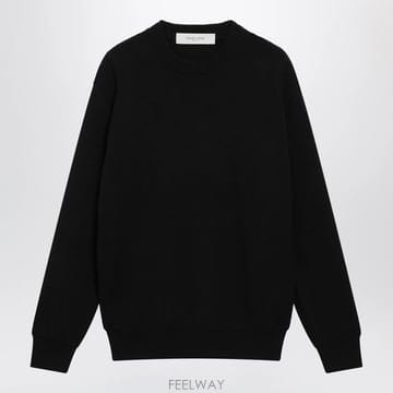 26 F/W 골든구스 골든 블랙 코튼 크루넥 스웨터 GMP00841P B0052268091