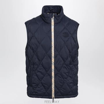 26 F/W 버버리 ACRESFORD 네이비 퀼팅 나일론 조끼 812 B0052268109