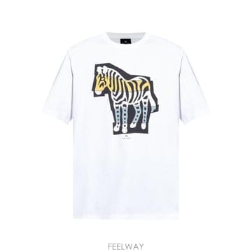 26FW 폴 스미스 반팔 티셔츠 M2R011R WP607801 WHITE