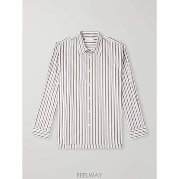 드리스 반 노튼 CROOM 스트라이프 코튼 셔츠 262-020717 B0082268224