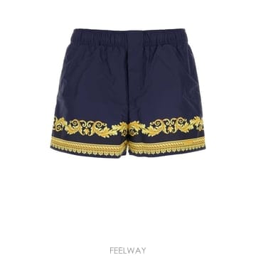베르사체 수영 쇼츠 나일론 GOLFO 리사이클 뉴 바로코 프린트 1 B0442268361