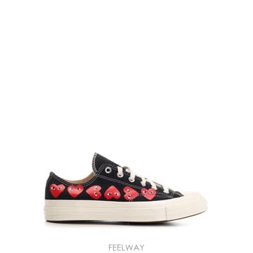 [A9] 꼼데가르송 플레이 AZ-K126-0011-BLACK 스니커즈 슈즈 AZ-K126-0011-BLACK