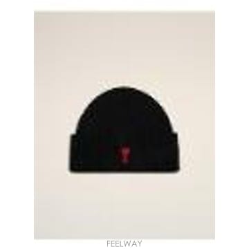 Ami [G95]�ƹ� BFUHA116018009 ���� ���� ĸ ��Ŷ�� �䵵�� ��� BEANIE WITH RED AM[G95]�ƹ� BFUHA116018009 ���� ���� ĸ ��Ŷ�� �䵵�� ��