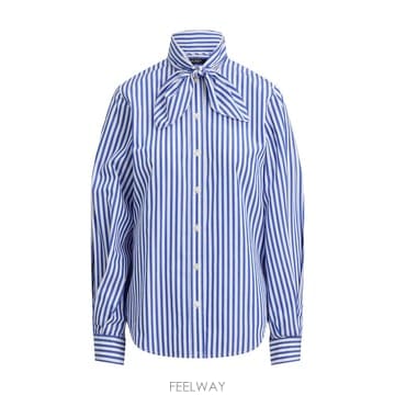 랄프로렌 셔츠 WITH 보우 200P13470001 B0192268756