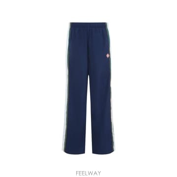 카사블랑카 체크 트랙 팬츠