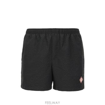 카사블랑카 모노그램 수영 반바지