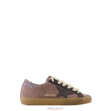 Golden Goose 디럭스 브랜드 슈퍼스타 글리터 스니커즈 GWF00101F008688 60708 TP9