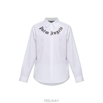 팜엔젤스 커브드 로고 셔츠