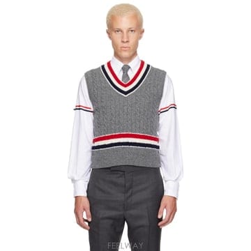 Thom Browne 26 FW ����� �׷��� ���̺� ���̺� ���̳� ũ���� RWB ����Ʈ 262381M18500126 FW ����� �׷��� ���̺� ���̺� ���̳� ũ���� RWB 
