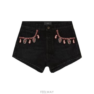 26 FW 알라누이 이너 에너지 자수 데님 쇼츠 LWYC009R24DEN0021034 TP457252453