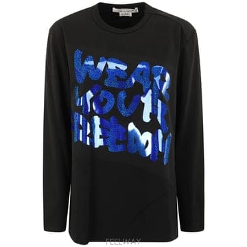 Comme des Garcons 26 FW �ĵ������� ���͸� �ΰ� Ƽ���� RNT004W241 TP45722687626 FW �ĵ������� ���͸� �ΰ� Ƽ���� RNT004W241 TP45722