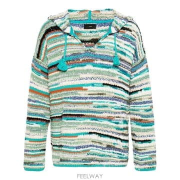 26 FW 알라누이 메두라 아이 청키 니트 후드티 LMHU003R24KNI0014384 TP457223112