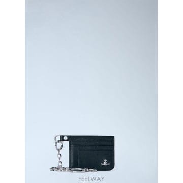 ViVienne westwood 26 FW ���ȿ���Ʈ��� ���� Flat Chain Card Holder vvw0365001blk26 FW ���ȿ���Ʈ��� ���� Flat Chain Card Holder vvw