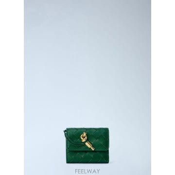 Bottega Veneta 26 FW Bottega Veneta ���� Andiamo Tri Fold Leather Wallet bov026 FW Bottega Veneta ���� Andiamo Tri Fold Leather Wal