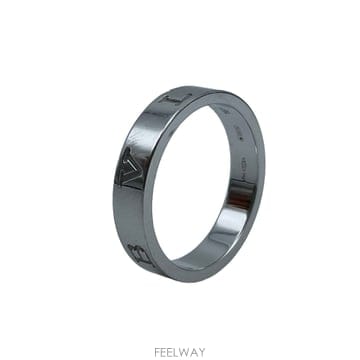 [당일발송] BVLGARI 불가리 비제로원 18K 화이트골드 에센셜 밴드 링 / 360322