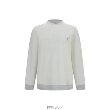 해외 이태리배송 AW26 브루넬로쿠치넬리 남성 자수 장식이 있는 면 스웨트셔츠 MM8263390G_CA819
