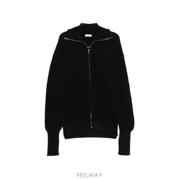 Rier fisherman rib zip fastening cardigan 12155735310600 TP7