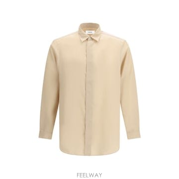 26SS Lardini Lardini 오버사이즈 linen   lyocell 셔츠 PAFLYNNPAC1996