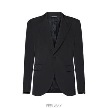 돌체 앤 가바나 블랙 스트레치 블레이저