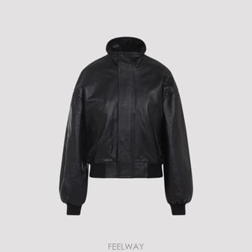 발렌시아가 레더 블루종