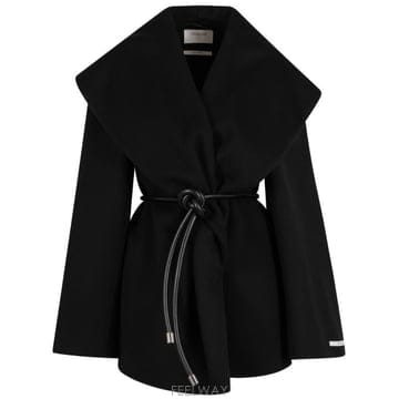 Sportmax 26FW ������ �ƽ� WRAPAROUND �� CAPE WITH ���� ��Ʈ SPXUGUALE013 TP580526FW ������ �ƽ� WRAPAROUND �� CAPE WITH ���� ��Ʈ SPX