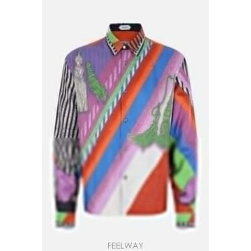 Versace [E32]������ü 10245201A186815D020 ���� ���� ���� VERSACE twill shirt w[E32]������ü 10245201A186815D020 ���� ���� ���� VERSA