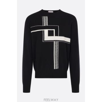 [E32]베르사체 10267971A190571B000 남성 니트 스웨터 VERSACE cashmere swe