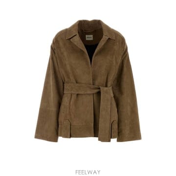 Khaite [X45]ī��Ʈ 6239709L709 905 ���� ���� ����Ʈ �ٿ��Ʈ ���� Biscuit suede Al[X45]ī��Ʈ 6239709L709 905 ���� ���� ����Ʈ �ٿ��