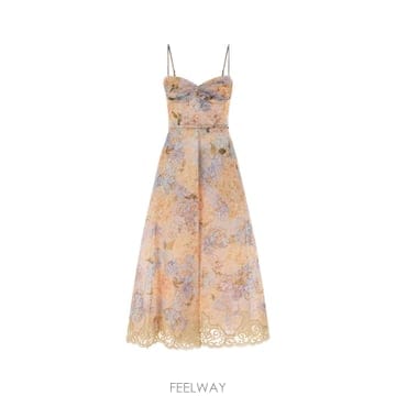 Zimmermann [X45]���Ӹ� 0324DF261 BLHYD ���� ���ǽ� �� �̵� �̴� �巹�� Printed organdy[X45]���Ӹ� 0324DF261 BLHYD ���� ���ǽ� �� �̵� �̴� 