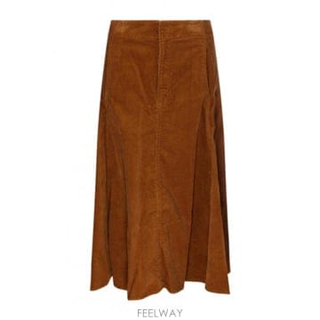 랄프로렌 A라인 코듀로이 스커트