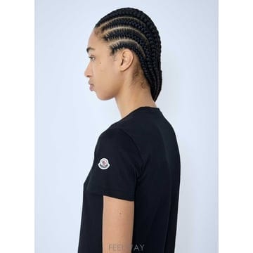 25 S/S 몽클레어 로고 모티프 티셔츠 L1093 8C73200 V B0111574136